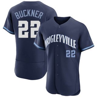 Authentic Bill Buckner Men's Chicago Cubs 2021 City Connect Jersey - Navy
