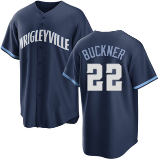 Replica Bill Buckner Men's Chicago Cubs 2021 City Connect Jersey - Navy