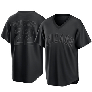 Replica Bill Buckner Youth Chicago Cubs Pitch Fashion Jersey - Black