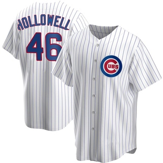 Replica Gavin Hollowell Men's Chicago Cubs Home Jersey - White