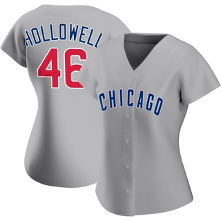 Replica Gavin Hollowell Women's Chicago Cubs Road Jersey - Gray